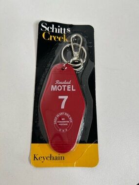Schitt's Creek Rosebud Motel Keychain - Red #7